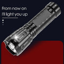 Handheld Led Flashlight Powerful Flashlight Portable Built in Battery Lighting