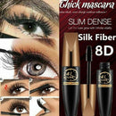Drying Voluminous Fiber Lashes Extension Eye Makeup Tool 4D Silk Fiber Mascara