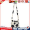 Portable Flower Printed Shoulder Handbag Plush Messenger Bag Street Totes