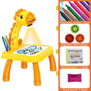Kids Drawing Projector Table Smart Drawing Board Toddler Learning Paint Tools