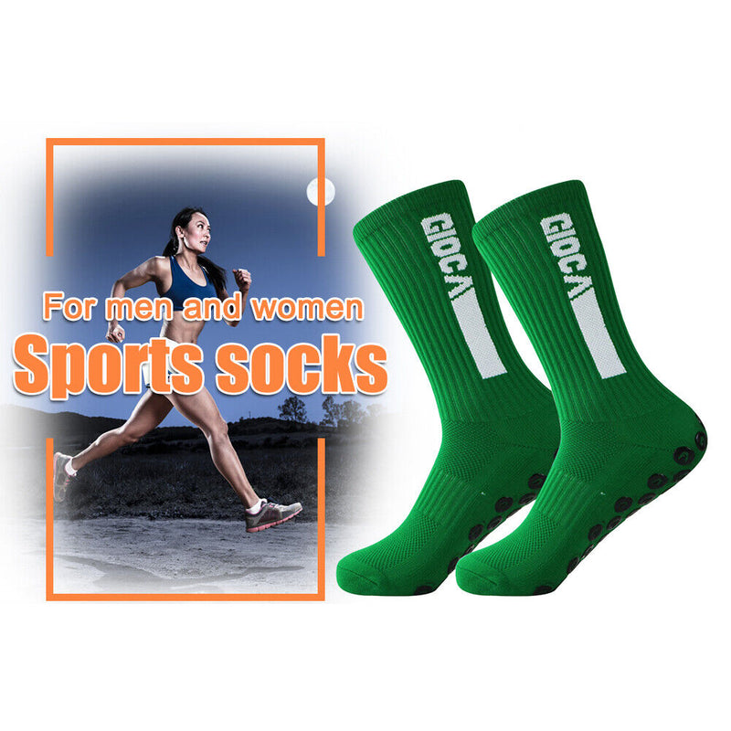 #A Anti Slip Sports Soccer Socks Thick Cotton Yoga Breathable Socks for Cycling