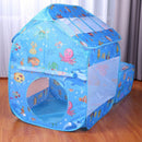Children Tent Ball Pool Playhouse Kids Folded Play Tents (House+Pool+Tube)