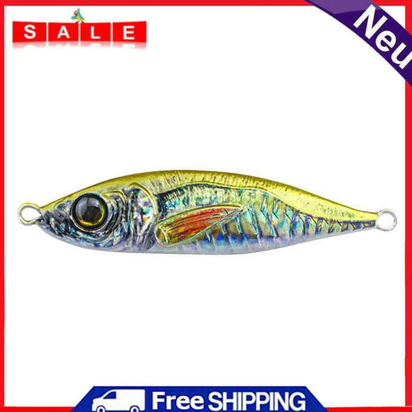 57mm 28g Metal Simulation Fishing Lures Jig Hooks Artificial Hard Bait (A)