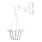 Metal Garden Balcony Flowerpot Iron Hangers for Home Wall Outdoor Decoration
