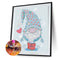 Special Shaped Ornaments DIY Love Heart Gnome Kit Part Drill 5D Diamond Painting