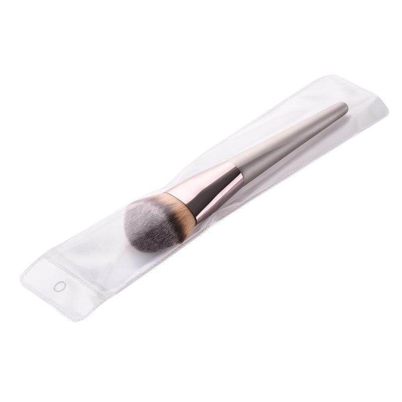 1pc Champagne Cosmetic Brush Nylon Hair Blush Brush Beauty Tools (T-01-386)