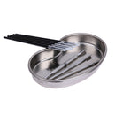 Stainless Steel Tray for Implement Medical Tools Nail Tattoo Dental Use (S)