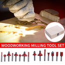 15x Woodworking Milling Cutter Router Bit Cutting Tools for Wood (1/4 inch)