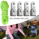 Outdoor Automatic Lock Hook Set with Rope Fast Locking Kit Secure Tighten Lock