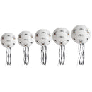 Halloween White Spider Paper Lanterns Reusable for Ghost Festival Items (40