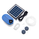 Aquarium Air Pump 3 Gears Adjustable Solar Powered Fish Tank Water Oxygen Pump