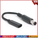 PD USB Type C Female to 7.4x5.0mm DC Jack Laptop Charger Adapter for DELL