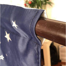 4pcs 100 X 130 cm Stars Blackout Curtain Living Room(Dark Blue)