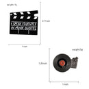 Jewelry Cartoon Dripping Oil Audio Tape Enamel Pins Magnetic Tape Brooch Badge