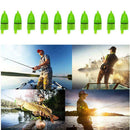 10pcs LED Fishing Light Rod Tip Alarm Clip For Double Bell Bait Bite Fish F0H5