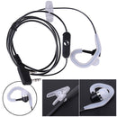 2-Pin Interphone Earphones Headphones PTT MIC Headphones Earphones Single Ear BAOF