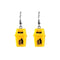Ear Stud Creative Stud Earrings Drop Earrings Yellow Trash Can Earrings Dangle