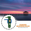 Movable Vernier Caliper Ruler for Fishline Fishhook Fishing Measuring Tools