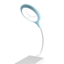 Portable Flexi Ring Lamp USB Study Reading LED Light Eye Protection (Blue) Newly