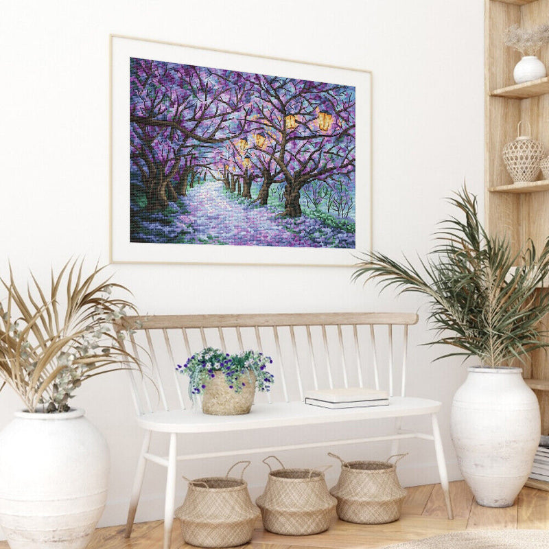 2 Strands DIY Full Embroidery Magic Forest Counted Cross Stitch Kit Craft Dec