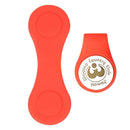 Golf Hat Clip Magnetic Golf Ball Marker for Position Calibrating (Red)