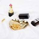 Heart Stainless Steel Ring Earring Necklace Jewelry Storage Tray Home Decoration