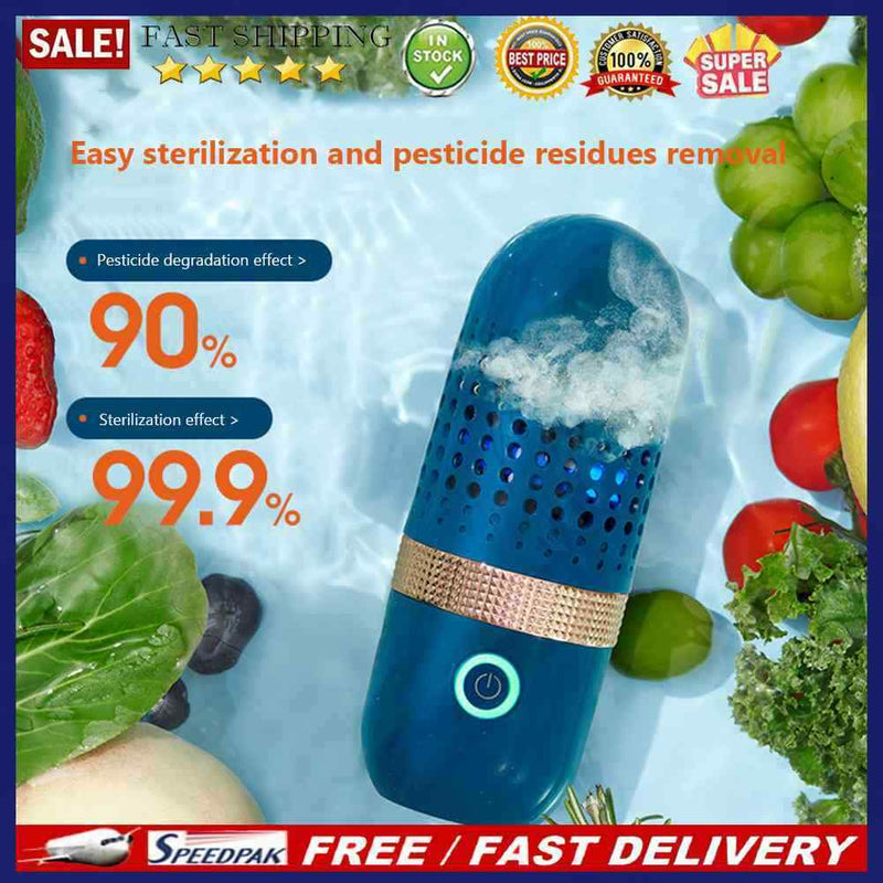 Portable Fruit Vegetable Washing Machine Ultrasonic Cleaner for Home Supplies