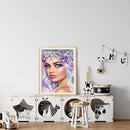 Full Embroidery Stamped European Beauty DIY 11CT Cotton Thread Cross Stitch Kit