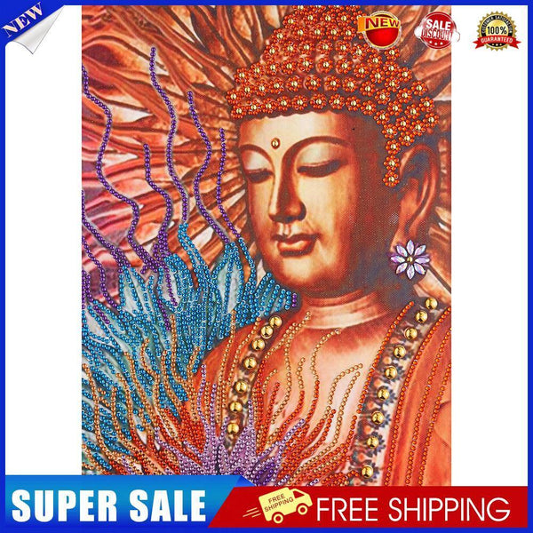 5D DIY Special Shaped Diamond Painting Buddha Mosaic Rhinestone Kit (AK026)