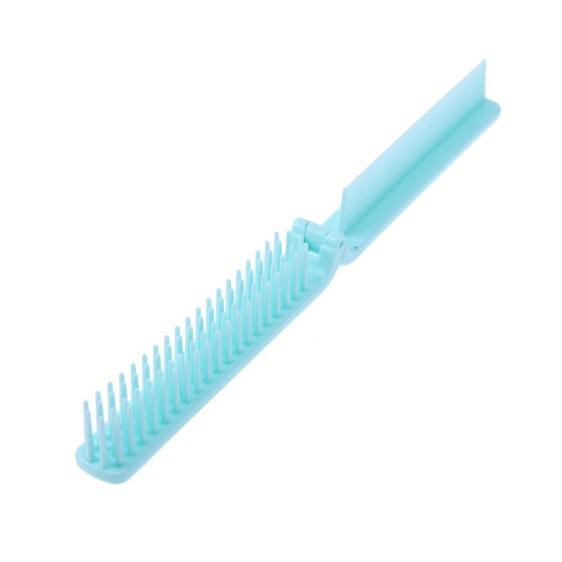 V-Shaped Folding Travel Comb Styling Fashion Hairdressing Salon Tool(Green)