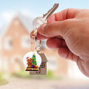 5D DIY Full Special Drill Diamond Painting Keychain Art Pendant(20x7cm)