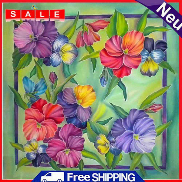 30x30cm 5D DIY Full Round Drill Diamond Painting Flower Plant for Home Decor