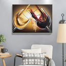 5D DIY Diamond Painting Wine Glass Full Round Rhinestones Home Decor Picture