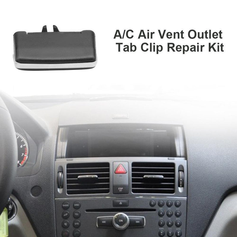 A/C Air Vent Outlet Tab Clip Repair Kit for Mercedes-Benz W204 C180 C200 Newly