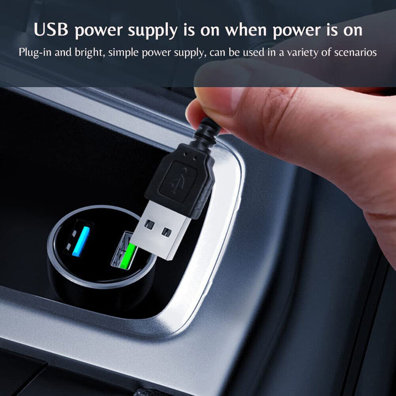 5m Ambient Light Car Interior EL Wiring LED Strip Lamp for Auto (Blue)