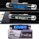 Luminous Time Watch Auto Dashboard Clocks Auto Thermometer Car Electronic Clock