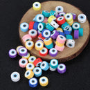 Accessories Loose Beads Alphabet Heart Eyes Bracelet Beaded Polymer Clay Beads