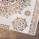 DIY Flower Coffee Stencils Cake Baking Template Scrapbooking Painting Decor