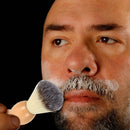 Durable Beard Shaving Brush Wooden Handle Fast Drying Mustache Cleaning Comb