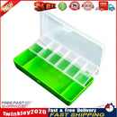 11 Compartments Fishing Box Double Layer Lure Hook Storage Case (Green) Newly