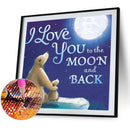 Handmade DIY Full Round Drill Diamond Painting 5D White Bear Poster Kit