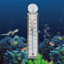 Fish Tank Glass Suction Cup Temperature Meter Home Aquarium Vertical Thermometer