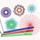 Creative Kaleidoscope Ruler Geometry Template Measuring Ruler for Student Kids