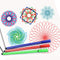 Creative Kaleidoscope Ruler Geometry Template Measuring Ruler for Student Kids