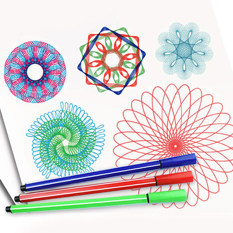 Creative Kaleidoscope Ruler Geometry Template Measuring Ruler for Student Kids