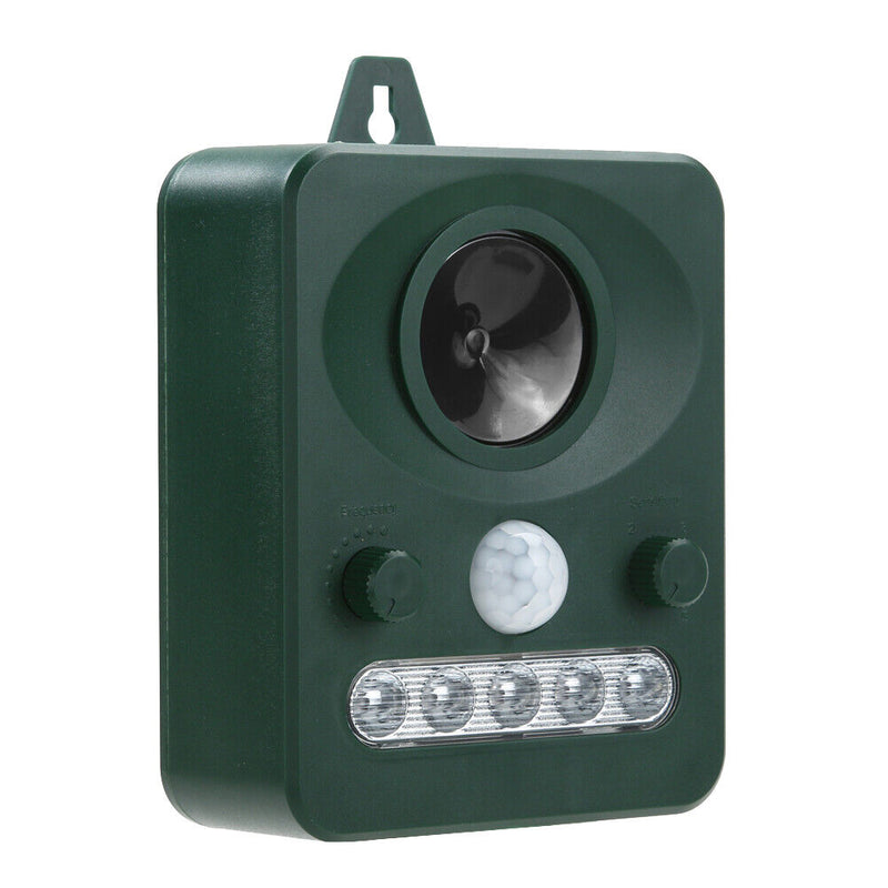 Ultrasonic Solar Powered Cat Dog Repelle Animal Chaser Deterrent Repellent Newly