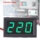5pcs AC70-500V 2 Wires LED Digital Voltmeter Voltage Meter Volt Tester