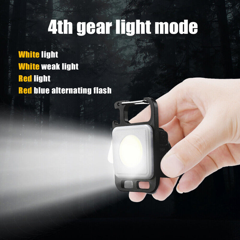 Mini LED Flashlight Work Light Portable Flashlight Keychain