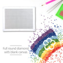 Blank Embroidery Full Round Drill Canvas DIY Diamond Painting (30x40cm) Newly