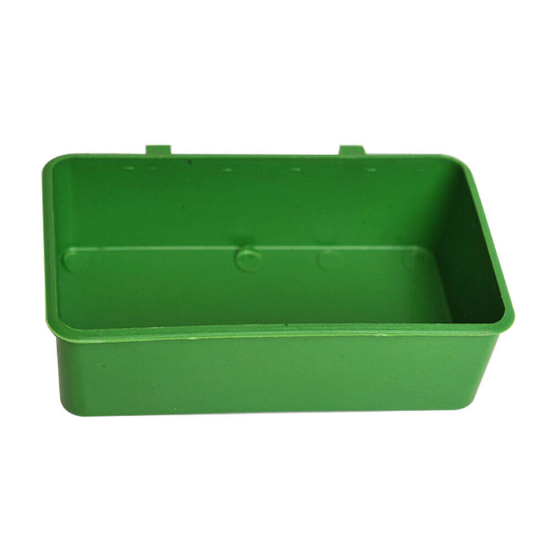 Multifunction Green Food Tray Parrot Bathtub Animal Cage Pet Bird Cleaning Tool